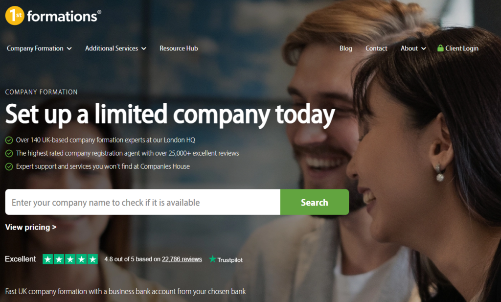 1stFormations Homepage